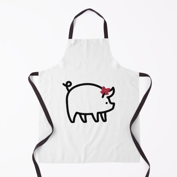 Item preview, Lazy Razorback - Cute Hog With Bow - Arkanasas Razorbacks - Brat Hog designed and sold by Spike The Punch Design Co..