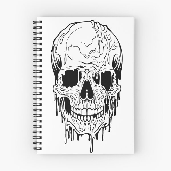 Item preview, Melting skull designed and sold by memoart78.