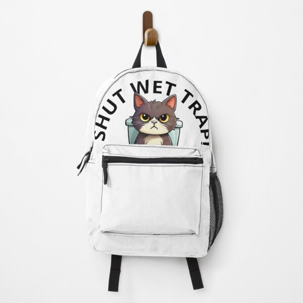 Item preview, Shut wet trap! Close the lid & flush, hooman designed and sold by Jan Bayer.