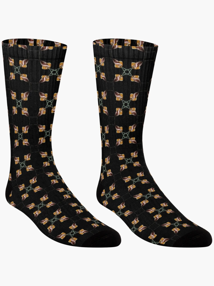 Thumbnail 3 of 5, Socks, Star Pattern designed and sold by Meo Design.