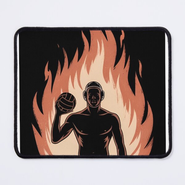 Item preview, Silhouette of water polo player designed and sold by waterpoloworld.