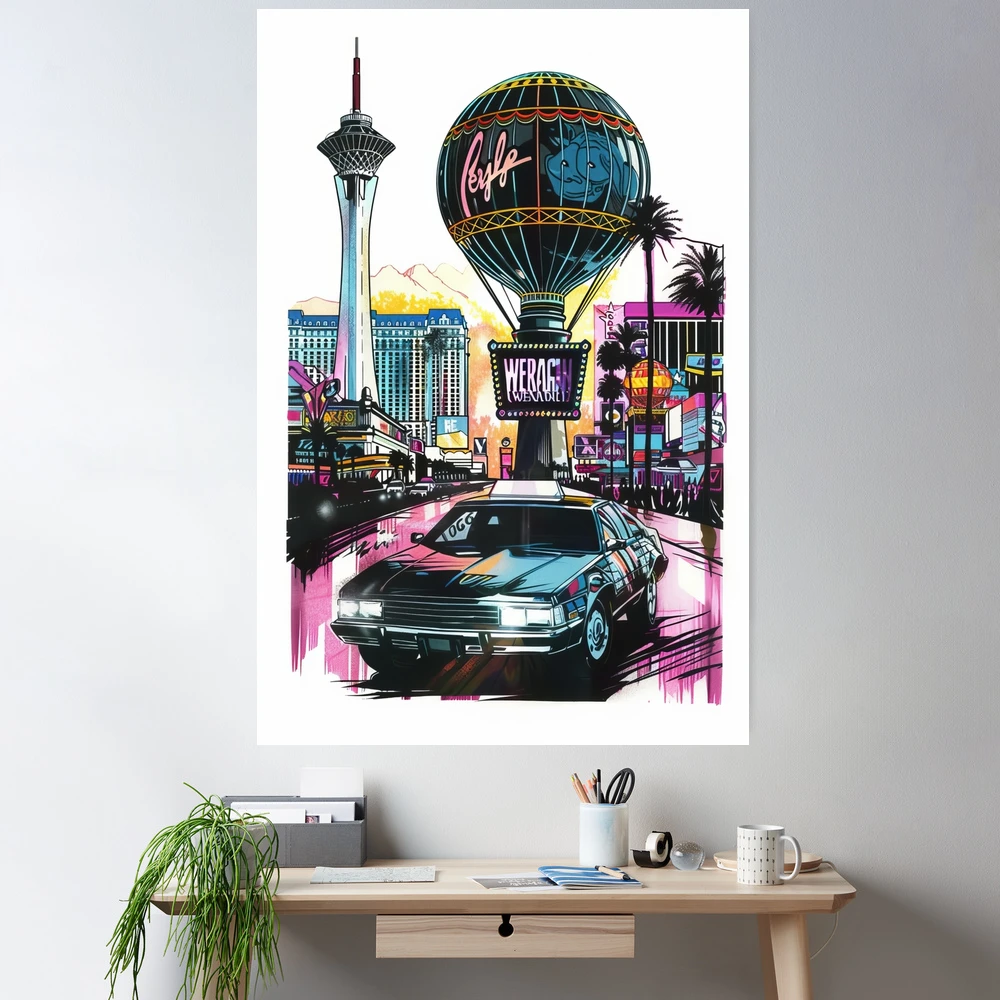 Retro City Nights: 80s Vibes in Vegas Style