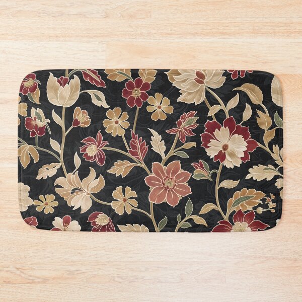 Item preview, Souk Ruby and Gold Floral designed and sold by meggydesigns.