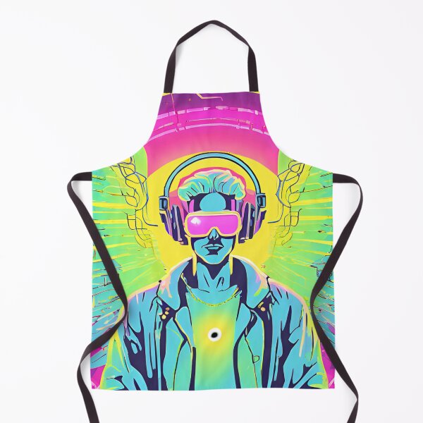 Item preview, Neon-Glowing Cyberpunk Angel T-Shirt - Futuristic Hip God with Electric Halo Art D37 designed and sold by pixelandcrafted.