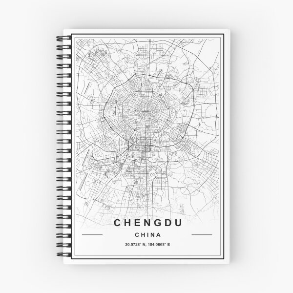 Item preview,  Chengdu City Map designed and sold by SHAMPAIN-ART-CO.