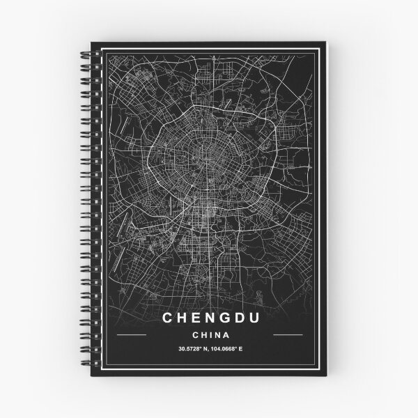 Item preview, Chengdu City Map designed and sold by SHAMPAIN-ART-CO.