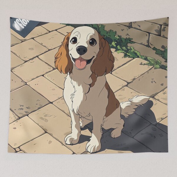 Artikelvorschau, Englischer Cocker Spaniel | Anime-Stil entworfen und verkauft von ComicsFactory.