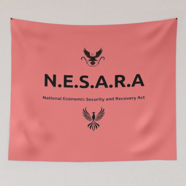 Item preview, NESARA designed and sold by Art With Impact – Statement Art & Apparel for Deep Thinkers.