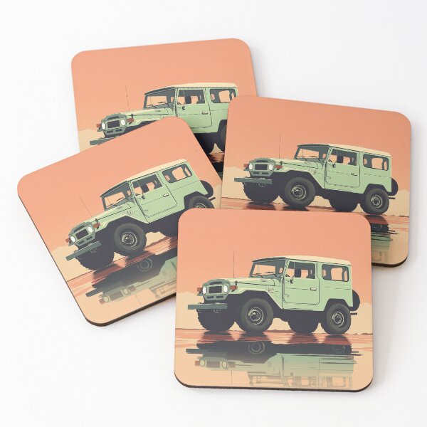 Item preview, Toyota Land Cruiser J40 On beach designed and sold by blackdogshop.