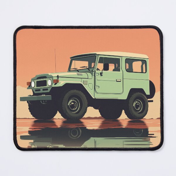 Item preview, Toyota Land Cruiser J40 On beach designed and sold by blackdogshop.