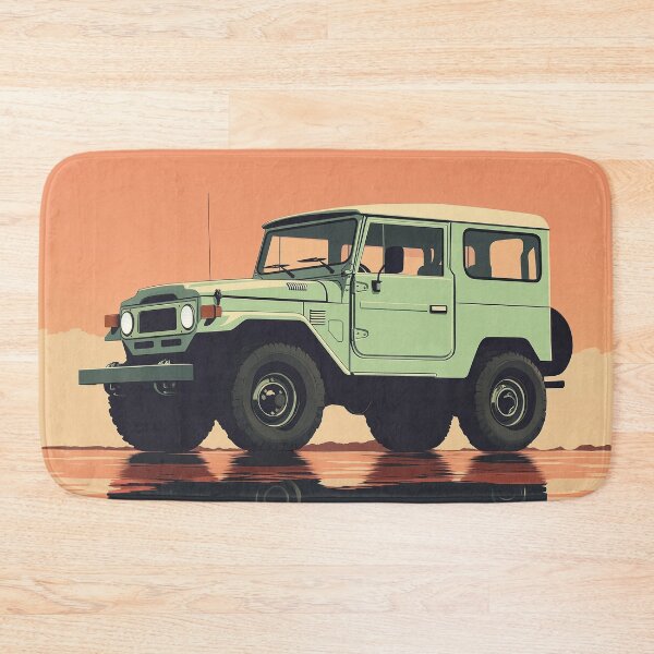 Item preview, Toyota Land Cruiser J40 On beach designed and sold by blackdogshop.