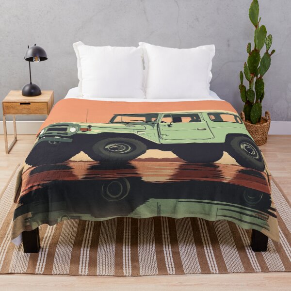 Item preview, Toyota Land Cruiser J40 On beach designed and sold by blackdogshop.