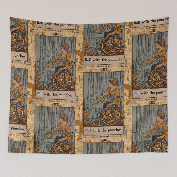 Item preview, roll with the punches classic tarot  designed and sold by MendaciousMina.