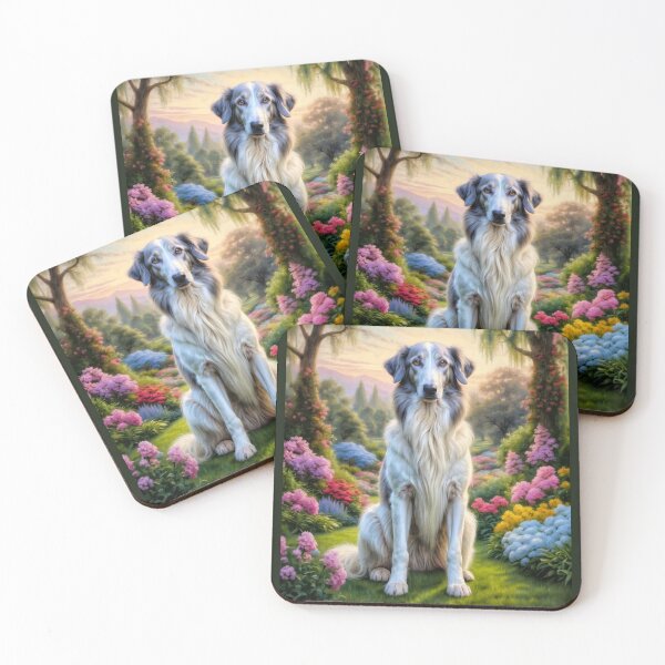 Item preview, Skylar Borzoi Dog Art designed and sold by Heart and Soul Studio.