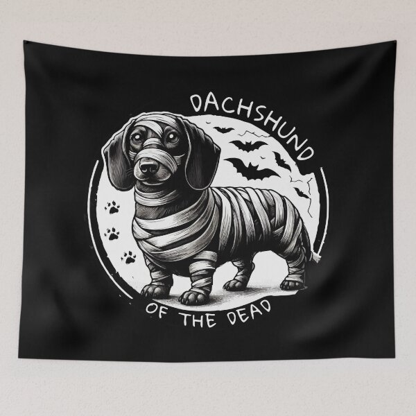 Item preview, Dachshund Of The Dead designed and sold by TomFrontierArt.