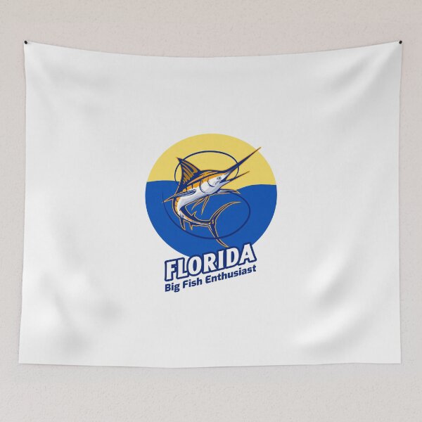 Item preview, Florida Big Fish Enthusiast Marlin Fishing designed and sold by GuesthozGraphix.