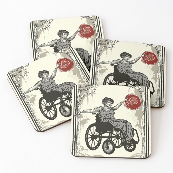 Item preview, roll with the punches classic wheelchair tarot  designed and sold by MendaciousMina.
