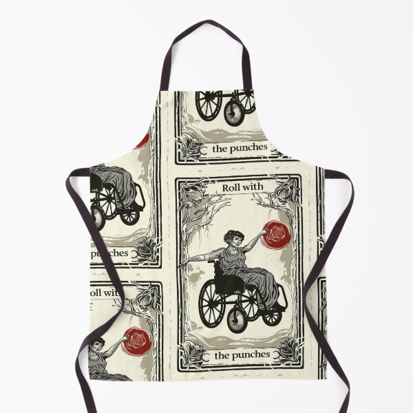 Item preview, roll with the punches classic wheelchair tarot  designed and sold by MendaciousMina.