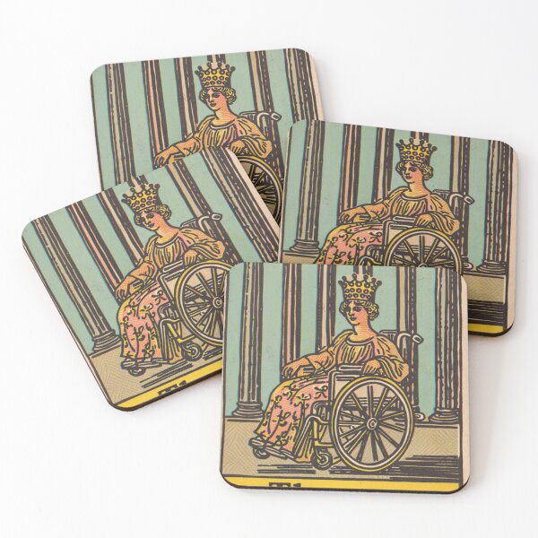 Item preview, they see me rolling classic wheelchair tarot  designed and sold by MendaciousMina.