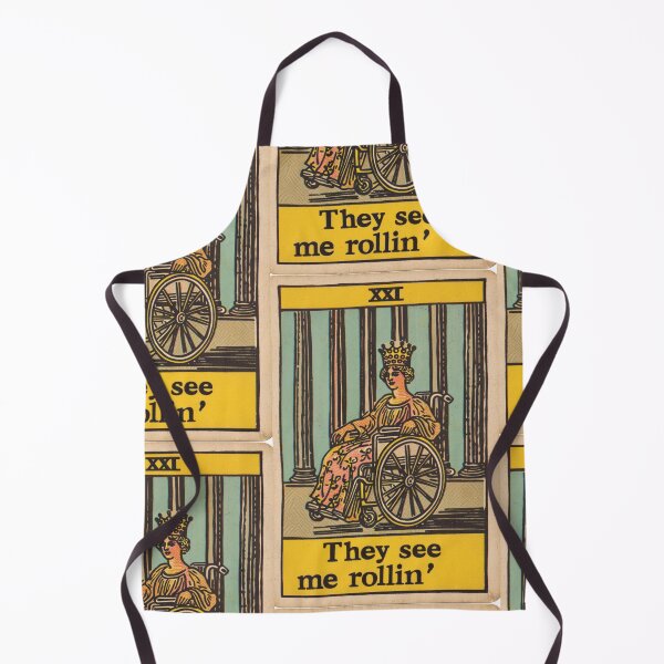 Item preview, they see me rolling classic wheelchair tarot  designed and sold by MendaciousMina.