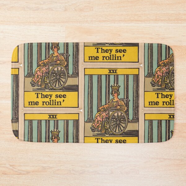 Item preview, they see me rolling classic wheelchair tarot  designed and sold by MendaciousMina.