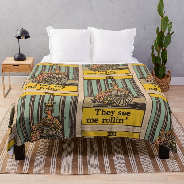 Item preview, they see me rolling classic wheelchair tarot  designed and sold by MendaciousMina.