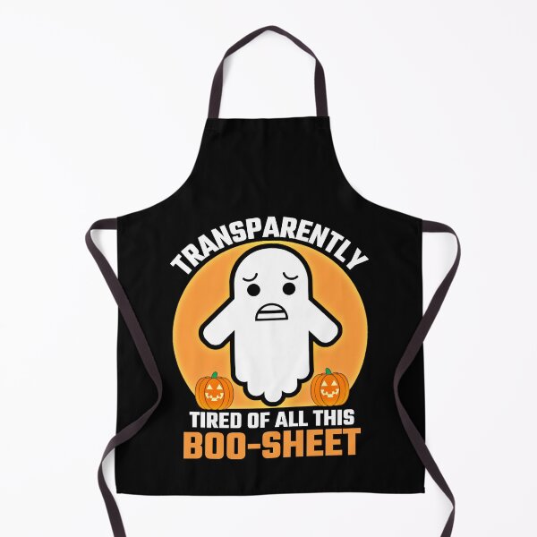 Item preview, Funny Frustrated Halloween White Sheet Ghost Pun designed and sold by Sunserize Designs.