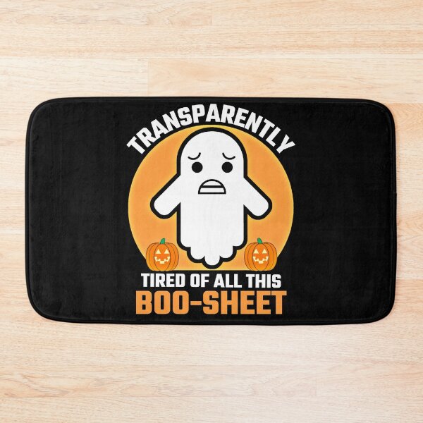 Item preview, Funny Frustrated Halloween White Sheet Ghost Pun designed and sold by Sunserize Designs.