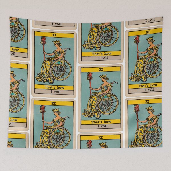 Item preview, thats how I roll classic wheelchair tarot  designed and sold by MendaciousMina.