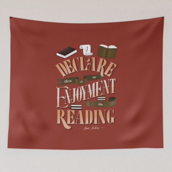 Item preview, I Declare There's no Enjoyment like Reading designed and sold by Rayane Alvim.