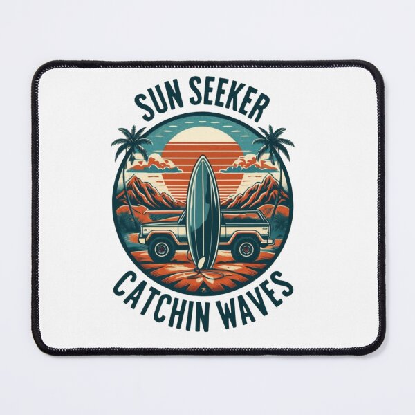 Item preview, Sun Seeker Catching the Waves designed and sold by Good4Vibez.