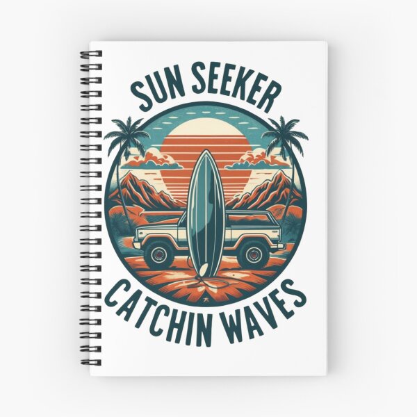 Item preview, Sun Seeker Catching the Waves designed and sold by Good4Vibez.