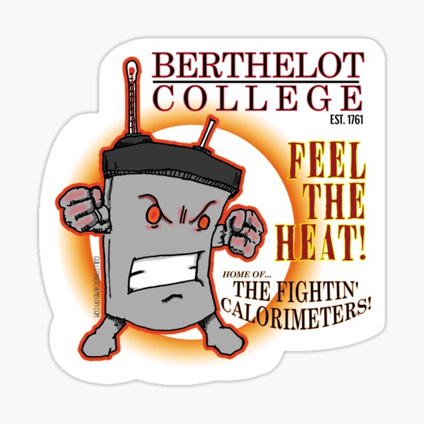 Berthelot College Fightin' Calorimeter Sticker