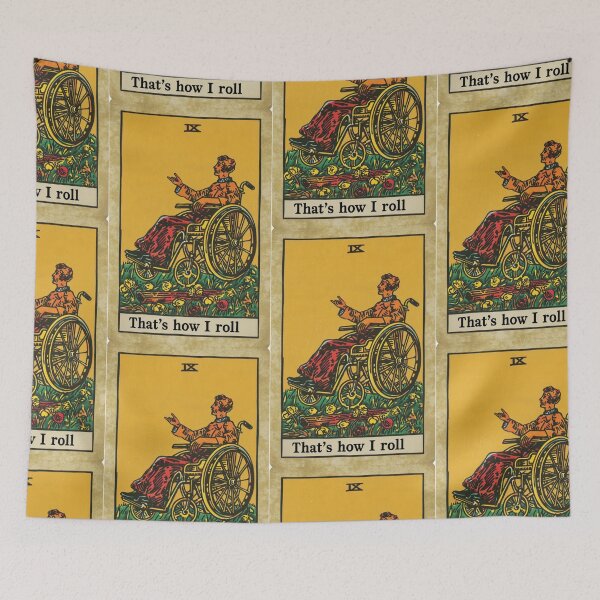Item preview, thats how I roll classic wheelchair tarot  designed and sold by MendaciousMina.