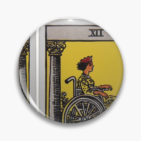 Item preview, keep on rolling classic wheelchair tarot  designed and sold by MendaciousMina.