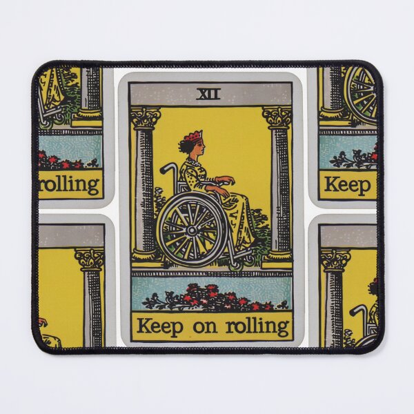 Item preview, keep on rolling classic wheelchair tarot designed and sold by MendaciousMina.