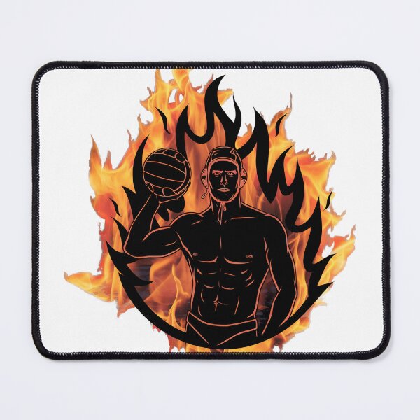 Item preview, silhouette of water polo player v.2 designed and sold by waterpoloworld.