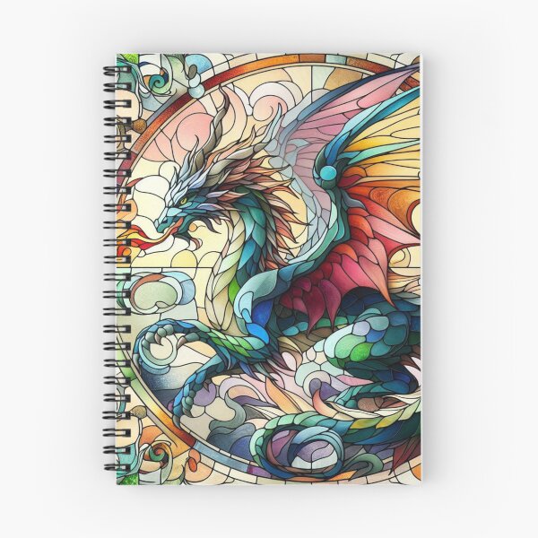 Item preview, Dragón de vidrieras designed and sold by Pixelalchemy31.