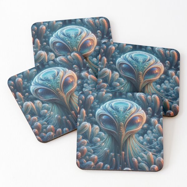 Item preview, Alien flower background wallpaper designed and sold by Expressions-Sel.