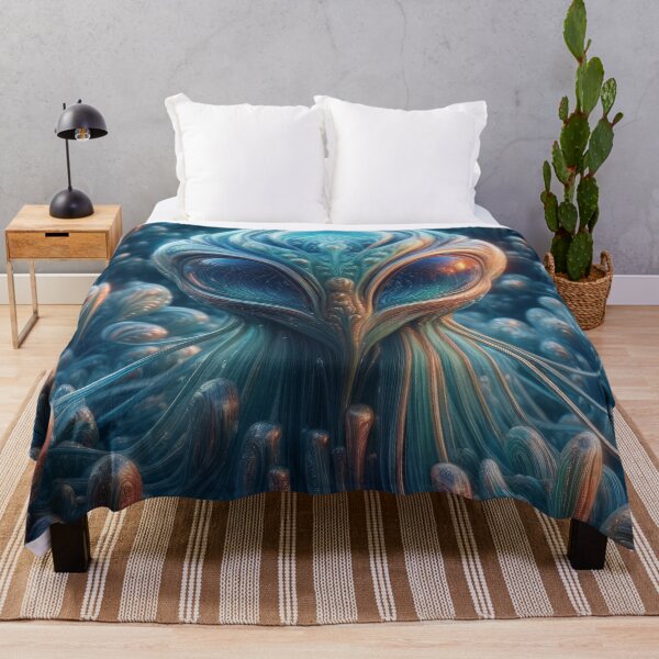 Item preview, Alien flower background wallpaper designed and sold by Expressions-Sel.