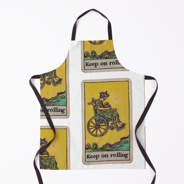 Item preview, keep on rolling classic wheelchair tarot  designed and sold by MendaciousMina.