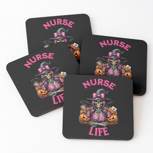 Item preview, Nurse Life Halloween - Spooky Witch Skeleton Nurse Design designed and sold by bdberto12.