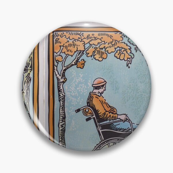 Item preview, keep on rolling classic wheelchair tarot  designed and sold by MendaciousMina.