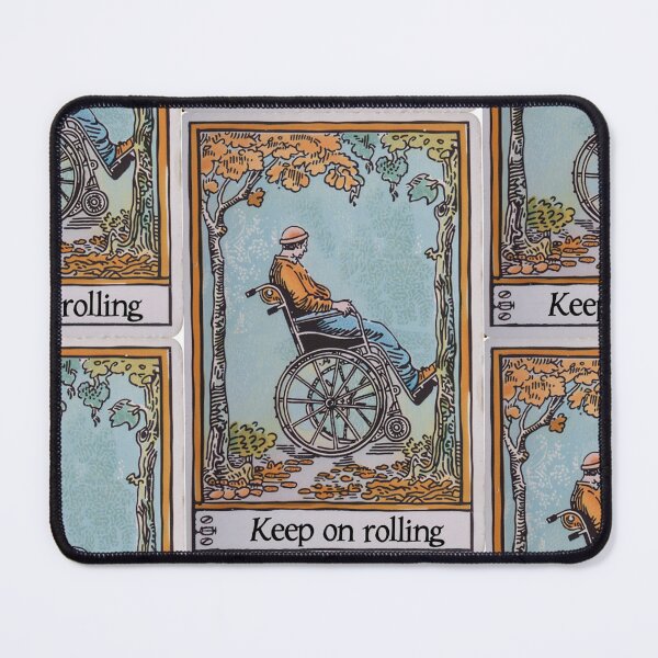Item preview, keep on rolling classic wheelchair tarot designed and sold by MendaciousMina.