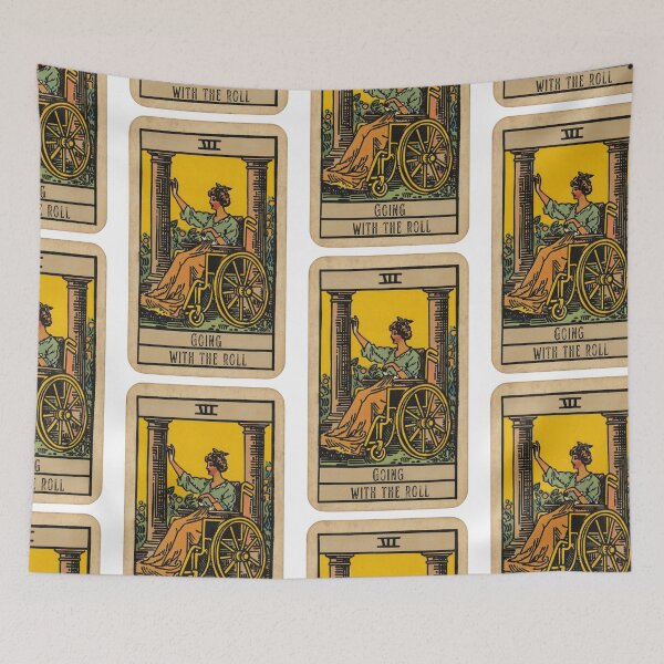 Item preview, Going with the roll classic wheelchair tarot  designed and sold by MendaciousMina.