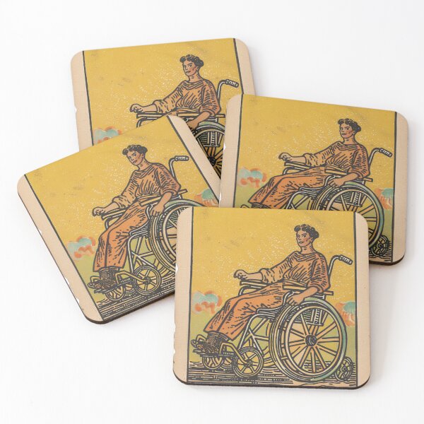 Item preview, Going with the roll classic wheelchair tarot  designed and sold by MendaciousMina.