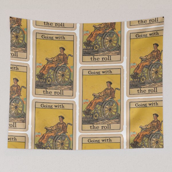 Item preview, Going with the roll classic wheelchair tarot  designed and sold by MendaciousMina.