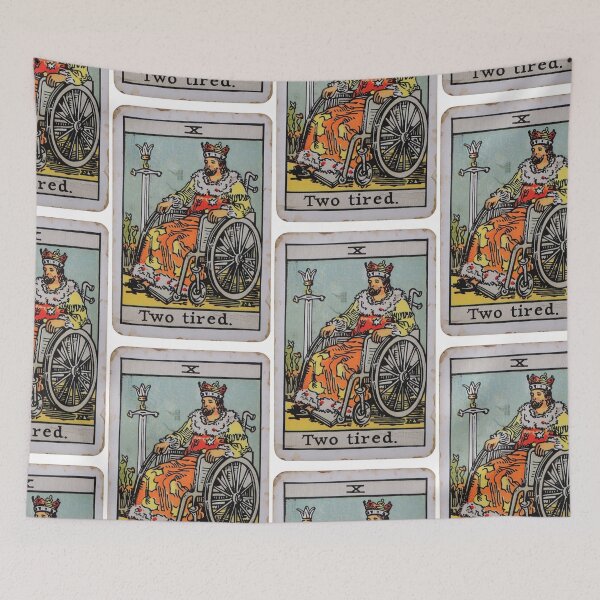 Item preview, two tired classic wheelchair tarot  designed and sold by MendaciousMina.