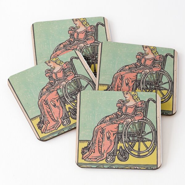 Item preview, two tired classic wheelchair tarot  designed and sold by MendaciousMina.
