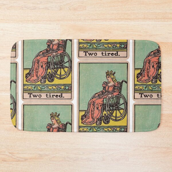 Item preview, two tired classic wheelchair tarot  designed and sold by MendaciousMina.